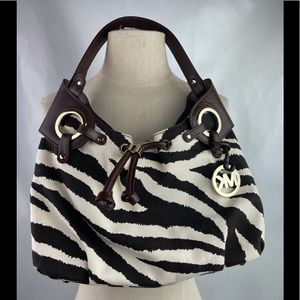 Michael Kors Animal Print Brown/Black Bag